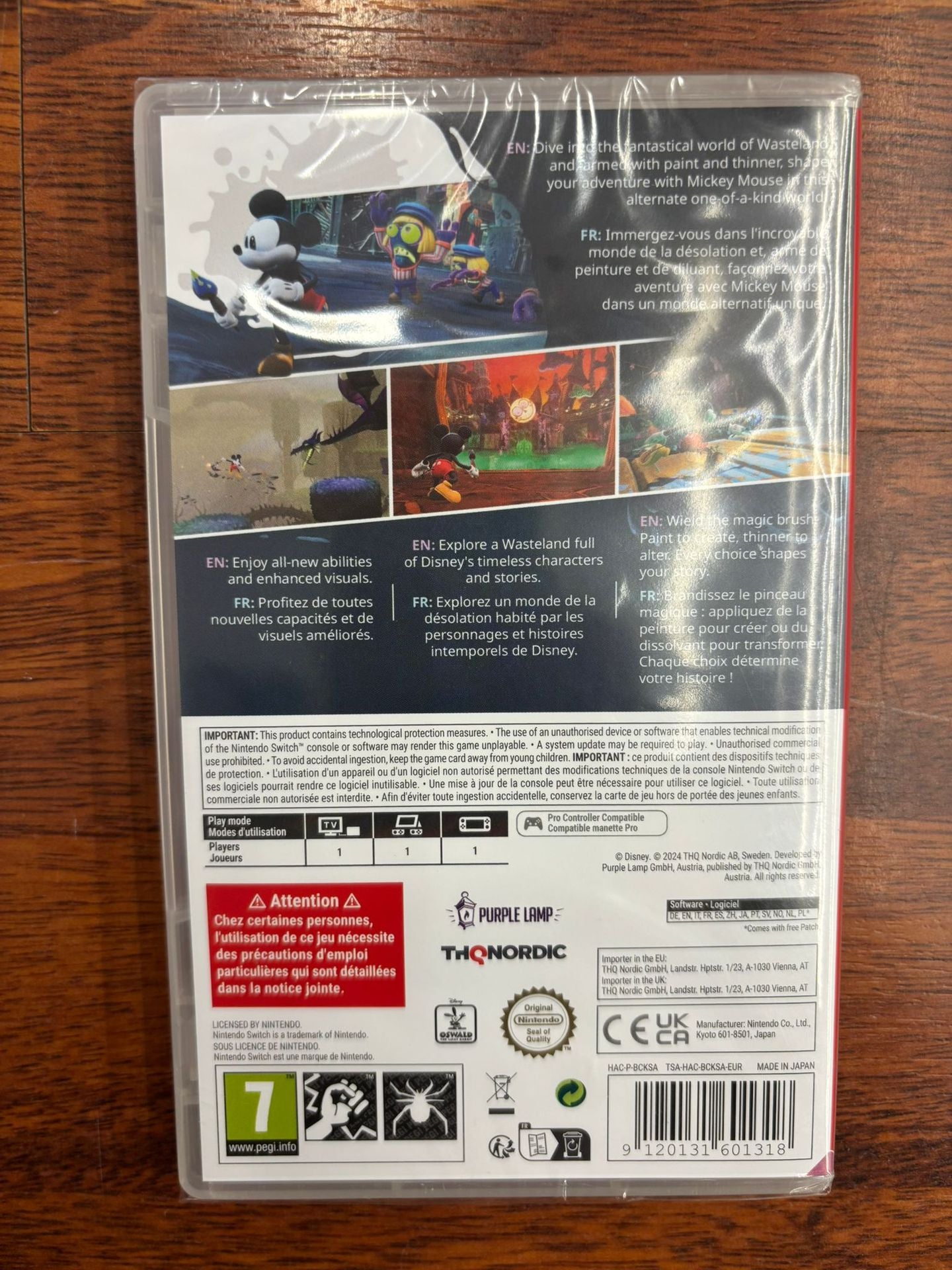 Disney Epic Mickey Rebrushed Switch UK/FR Disney Epic Mickey Rebrushed Switch UK/FR